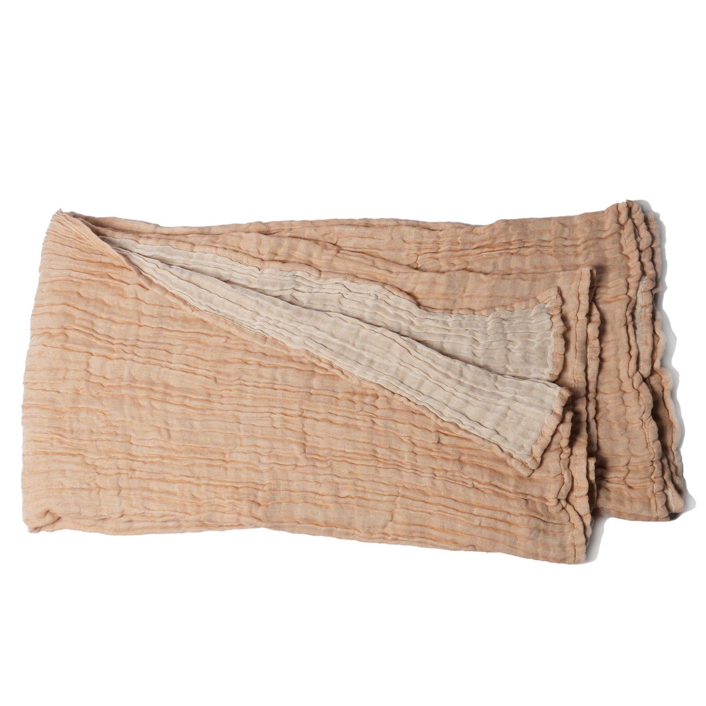 100% Cotton, 4 layer Printed Muslin Throw Blanket - Sand Yarn Dyed - India Wholesale Co.