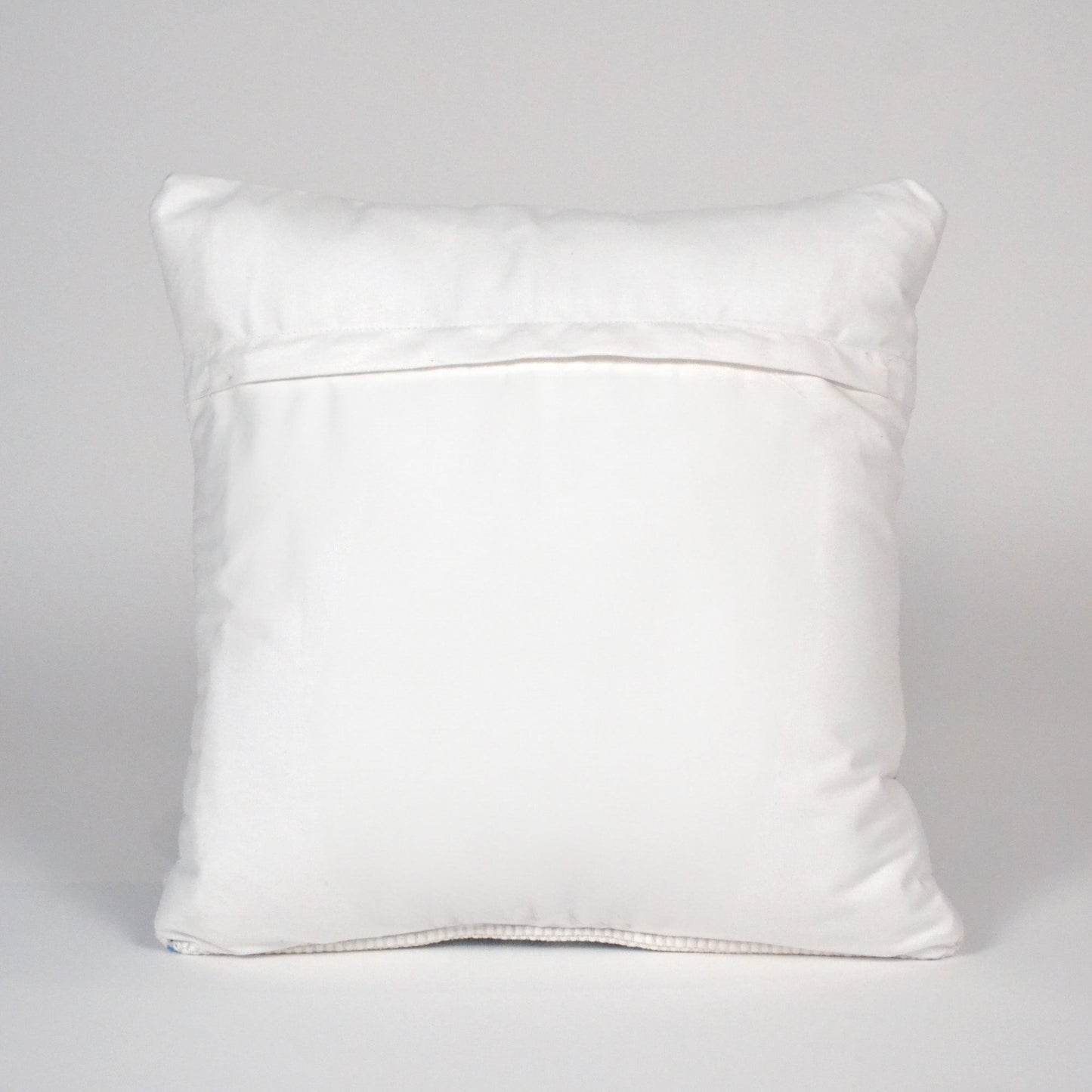 Chindi All over print pillow cover , 18"X18", Blue Sea shell print - India Wholesale Co.