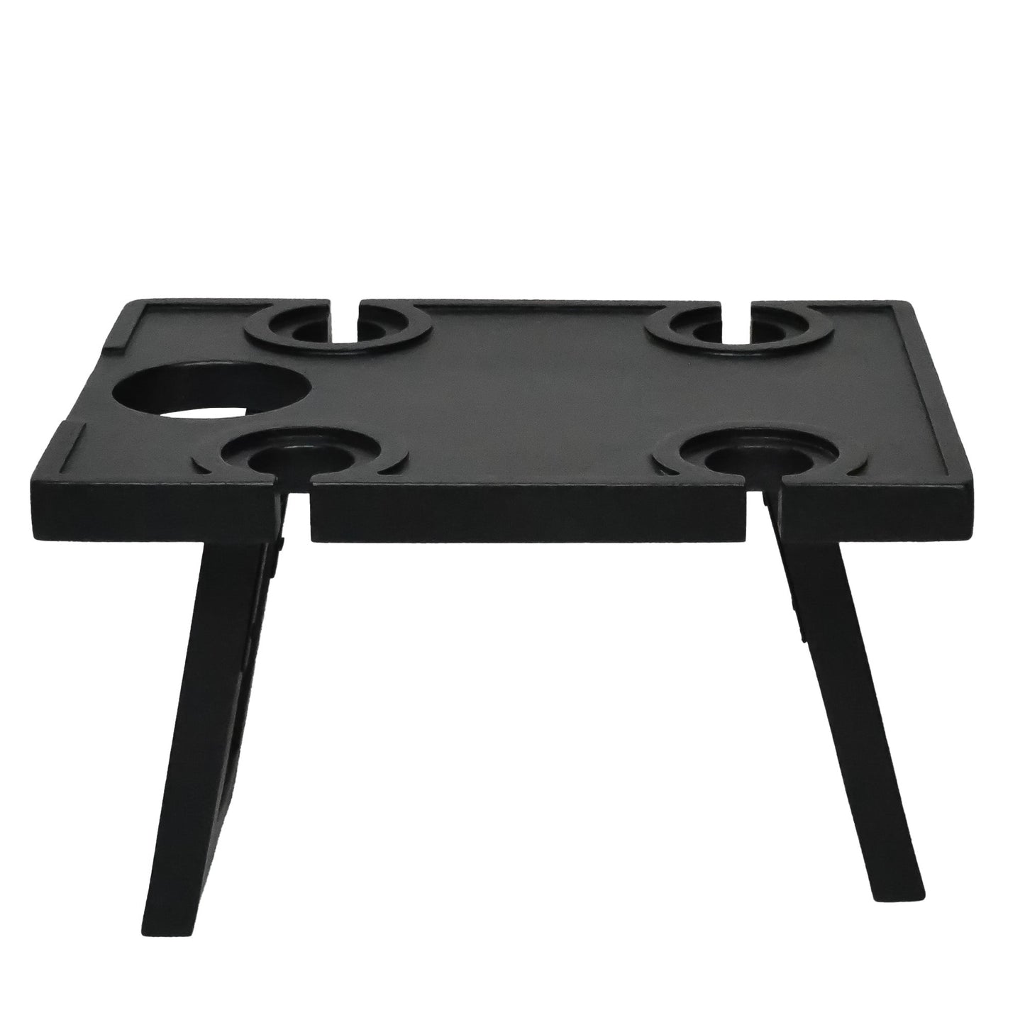 Rectangle Picnic table-Furniture, 17"X 12.6" X 9", Mango wood, Black - India Wholesale Co.