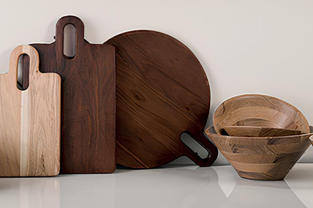 Elevate Your Store Essentials with India’s Finest Wholesale Wooden Boards, Bowls & Kitchen Towels