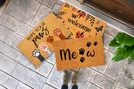 Landing the Best Thanksgiving Display: Coir Doormats That Say ‘Welcome’