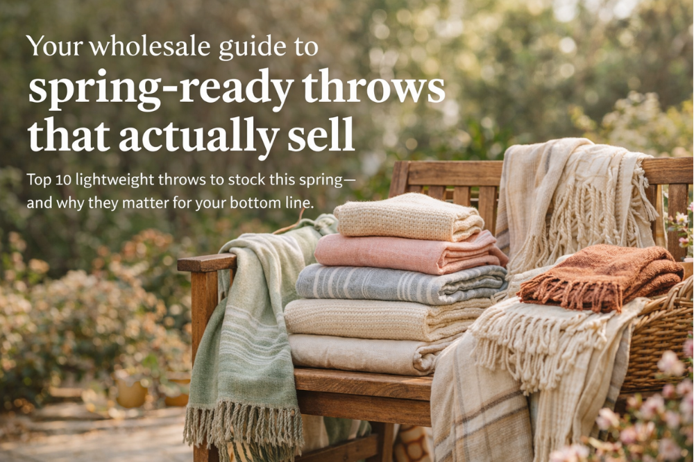 Spring Launch: Top 10 Lightweight Throws To Stock In March