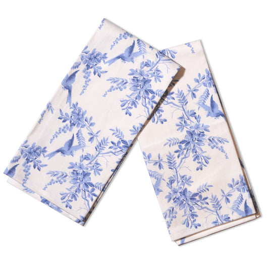 Printed Kitchen towel, Set of 2 - 100% cotton twill, 20"x30" - India Wholesale Co.