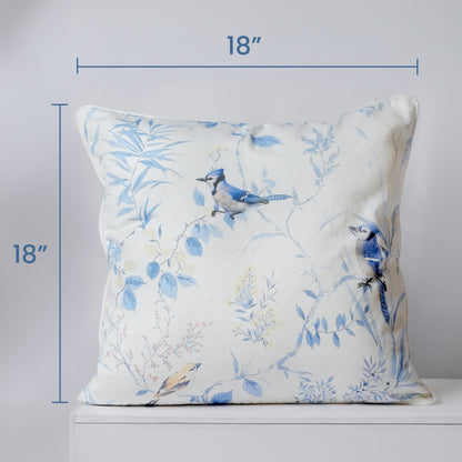 Blue Jay printed 100% cotton pillow cover twill 210GSM, 18"x18"