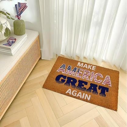 Great America Coir Doormat for Entryway 17x30" - indian wholesale Co