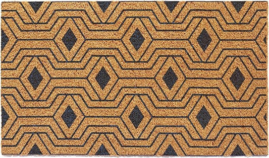 Orion Blue Coir Doormat – Non-Slip Indoor Outdoor Mat